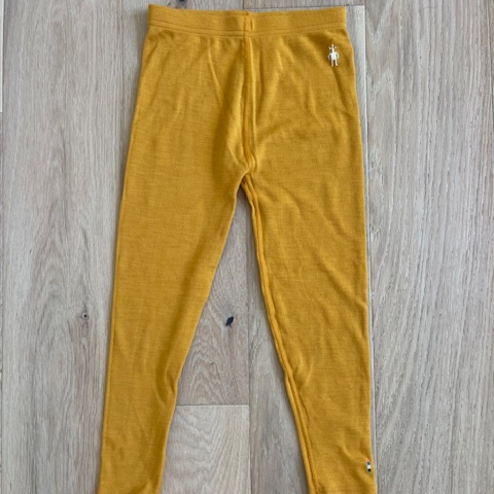 (NEW) Kids Smartwool Base Layer Bottoms - Size Small